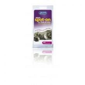 Johnson’s 4‑Week Cat Flea Drop Kit