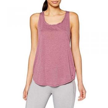 Nike Frauen W Nk Twist-Tank für Yoga – Villain Rot/Hunter, S