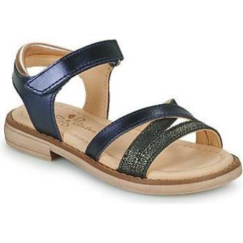 Aster Tessia Sandales en Cuir pour Enfants Bleu 26