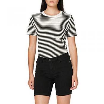 Vero Moda Pantalones Cortos de Jean VMHOT Seven NW DNM, Light Denim, XL para Mujer