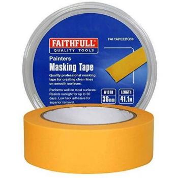 Faithfull Edge Masking Tape 36mm x 41.1m FAITAPEEDG36