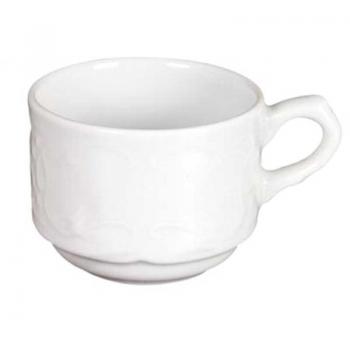 Juego de 6 tazas de café con plato Augusta, Flora/Augusta, 16 cl de capacidad, caja con 12 unidades