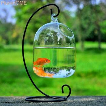 Transparent Hanging Fish Bowl