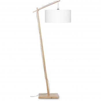 Good & Mojo Piantana Andes Bamboo‑Linen Eco White 60W E27
