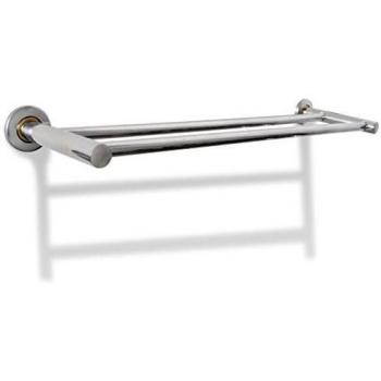 VidaXL Towel Rack Stainless Steel 2 Tubes