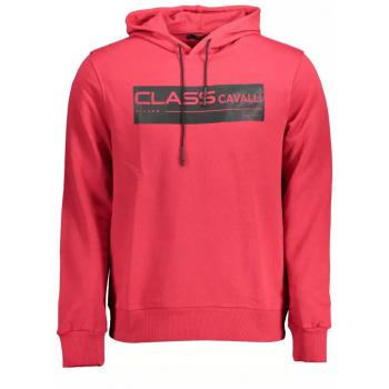 Luxe Cotton Hoodie Unique Print Red XL