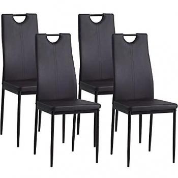 Sedie Pranzo Albatros 2910 in Marrone – Set di 4