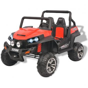 Auto Elettrica Cavalcabile per Bambini 2 Persone XXL Rossa e Nera
