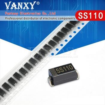 100PCS SS110 SR1100 SMD 1A 100V Schottky Diode