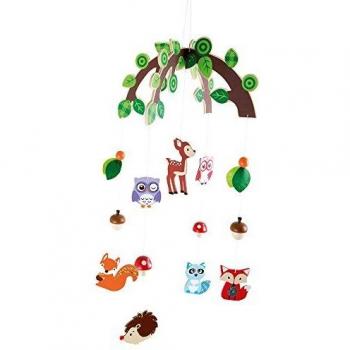 Mobile WALDTIERE aus Holz für Kinderzimmer