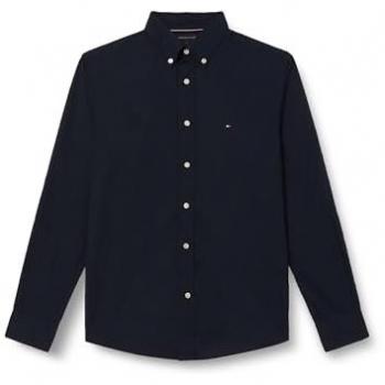 Tommy Hilfiger Camicia a Maniche Lunghe Core Flex Poplin Sol Dw5