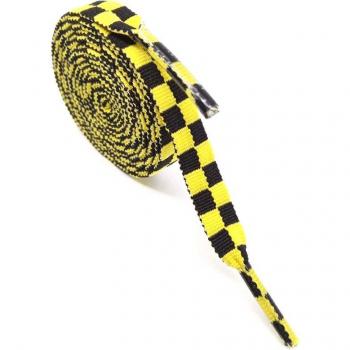 Black and White Flat Sports Shoelaces