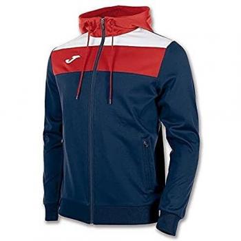 Joma Crew Kapuzenjacke Kinder dunkelblau-weiß-rot, 116