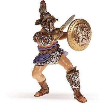 PAPO Historical Characters Spartan Gladiator Miniature Figure, Multicolour