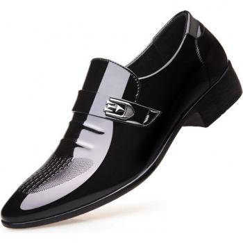 Nautique Chic – Chaussures Habillées Homme, Cuir Verni Pointu