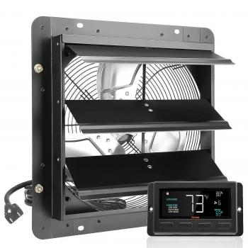 VEVOR Extracteur d'air 356 mm avec variateur de vitesse et régulateur