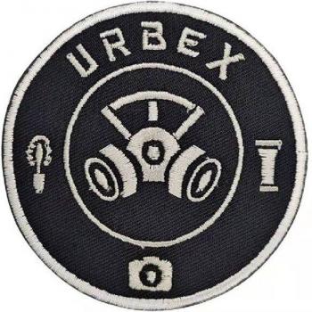 Round Camping Game Badge Sticker