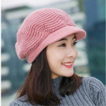 Sombrero plano vintage para mujer