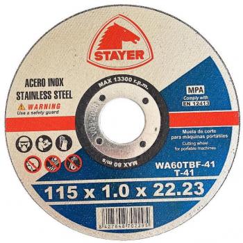 Disco Taglio Standard Inox Ø115mm 10 pezzi