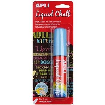 APLI 13964 MARQUEUR CRAIE LIQ. EFFAÇABLE JAUNE