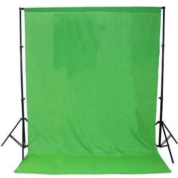Soporte de fondos portátil FTSF-10 con fondo croma verde