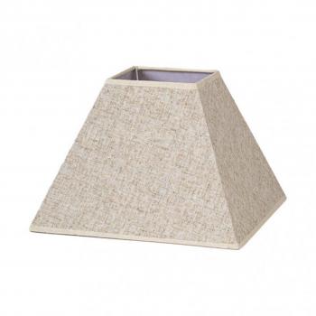 Abat-jour Pyramidal E27 Lin Beige