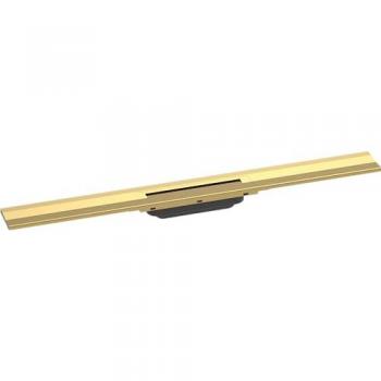 Canalina doccia Hansgrohe RainDrain Flex 80 cm, accorciabile, acciaio inox oro lucido