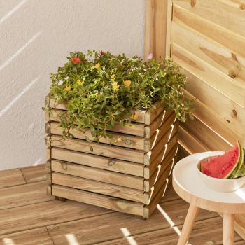 Jardinière Treated Wood Horizon