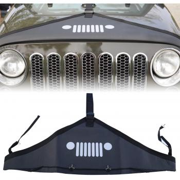 Copertura Hood Anteriore a Forma di T Per Jeep Wrangler JK 2007-2017 (Grigio)