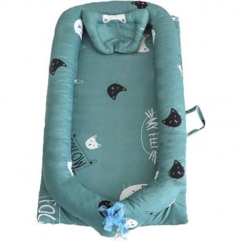 Berceau Été Bébé – Protection Moustiquaire Pliable en Coton