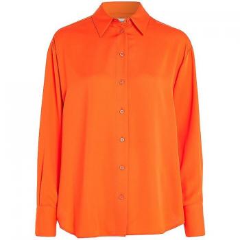 Calvin Klein Bluse Relaxed Fit Orange 38