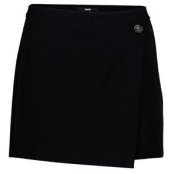 Zero Skort in Schwarz mit Paspeltaschen