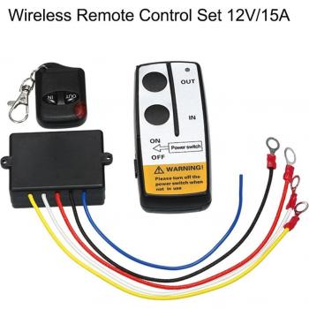 Metal Clone Remote Control Set for Winch 12V/15A Jeep ATV Truck