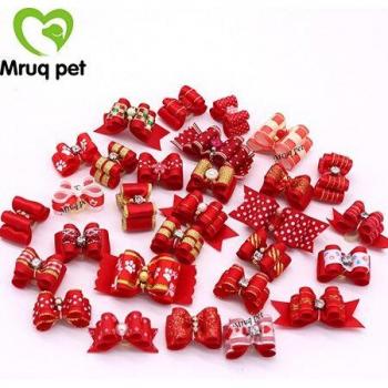 Lazos para perros con adornos de strass y flores