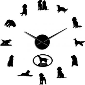 Reloj de Pared Retro Gordon Setter