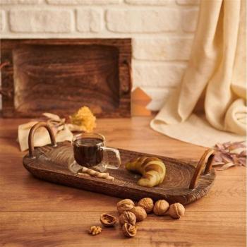 Bambum Beris Rectangular Tray with Handle 41x24x10.5 cm