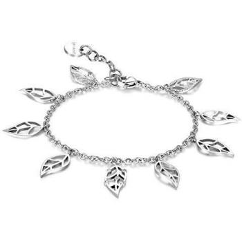 Bracciale Brosway Leaves of Life acciaio e cristalli