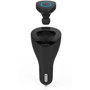Celly BHDUOBK Auricolare Wireless con Bluetooth 4.0+EDR per Smartphone, Tablet e PC, Microfono Incorporato, Nero