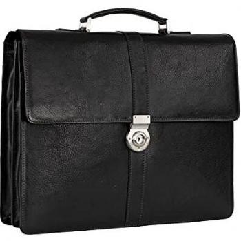 Leonhard Heyden Bergamo Briefcase for 40 cm Laptop Black