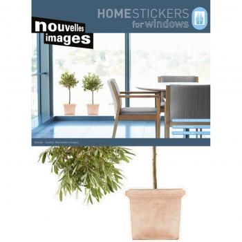 Adesivo Finestra 2 Lanature Alberello