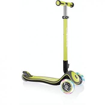 Globber Elite Deluxe With Lights Lime Green