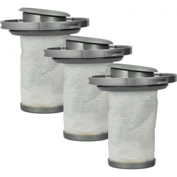 Tefal Vacuum Cleaner Replacement Filters – 3‑Pack Washable (Grey & White)
