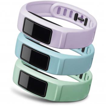 Vivofit 2 Large Wrist Bands (3 Pack) – Blue, Mint, Lilac