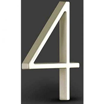 HASWARE Floating House Number Sign 5 inch (12 cm)