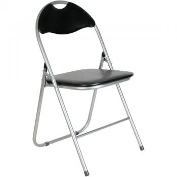 Silla Plegable de Metal Azul