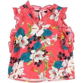 Débardeur Floral Rouge Guess Enfant