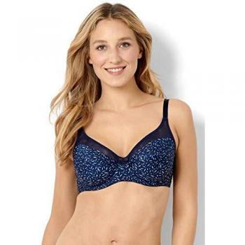Sans Complexe Complice Sujetador Floral con Estructura, Azul, Talla 80C