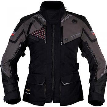 Sportlich & robust: Modeka Panamericana 2 Motorradjacke Damen – Dunkelgrau 48 cm