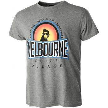 Quiet Please Melbourne Sunrise Herren‑Shirt Grau S