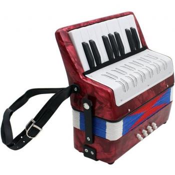 Instrument de musique rouge 17 touches